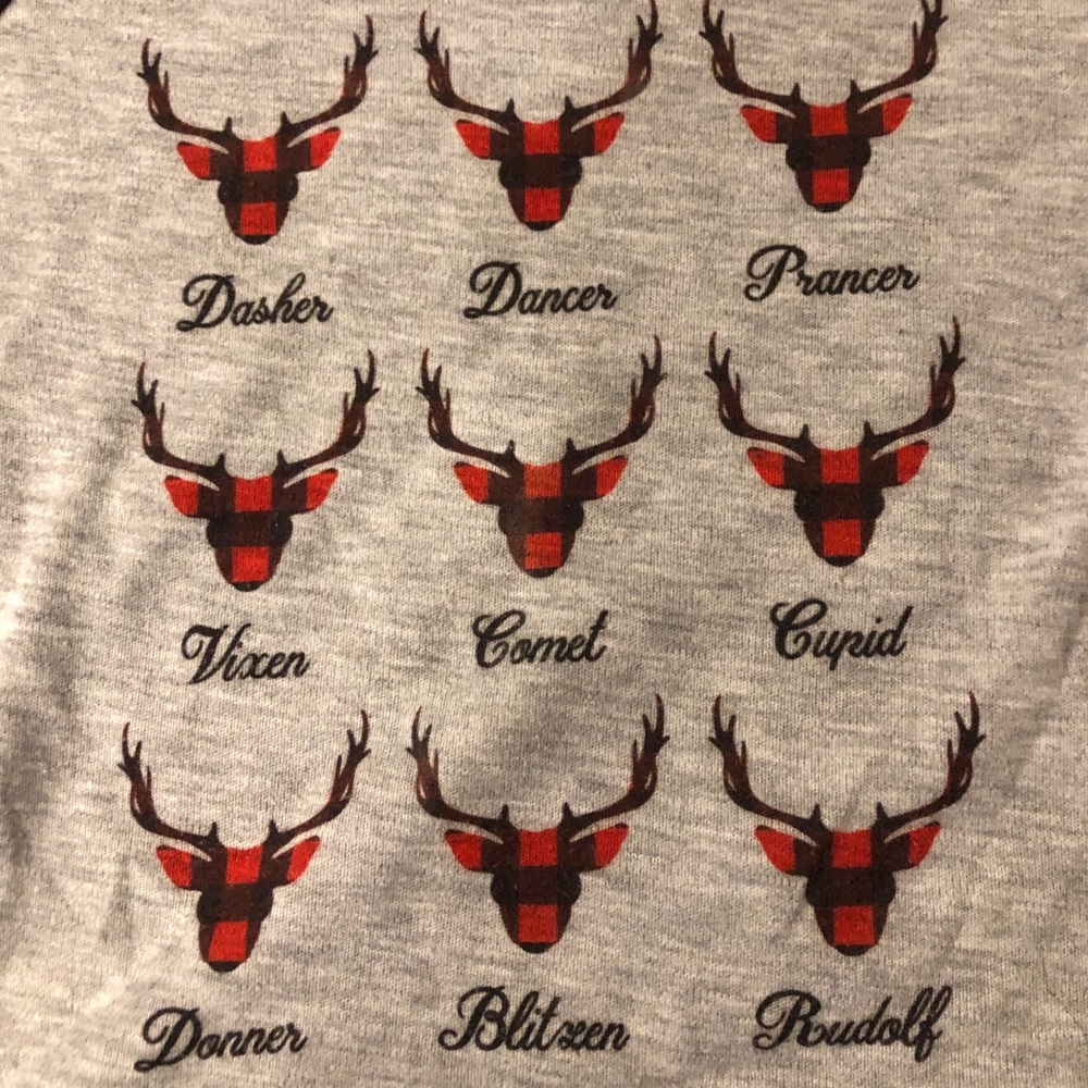 💥 3/$10 Reindeer Baseball Tee Toddler Shirt